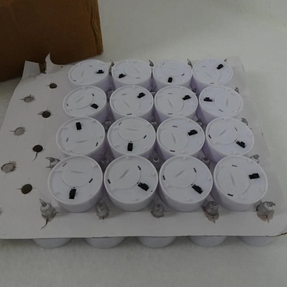 80 Pack Flameless Candles Tea Lights Flickering White Base